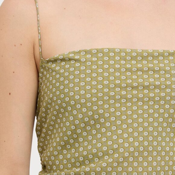 Rosas khaki dress by Faithfull the brand - Picture 4 of 12